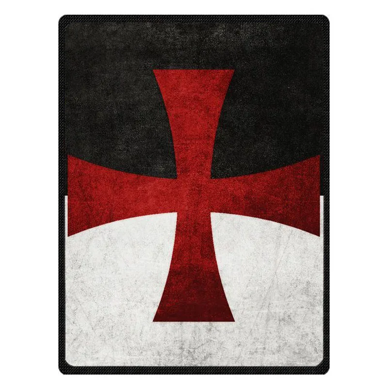 

The Knights Templar Soft Warm Coral Fleece Plush Throw Blanket Sofa Bed Knee blankets Customize Baby Child Bedspread