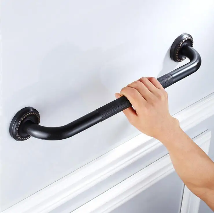 50cm black Oil Brushed brass Bathroom Tub Shower Safety Bar Grab Bar