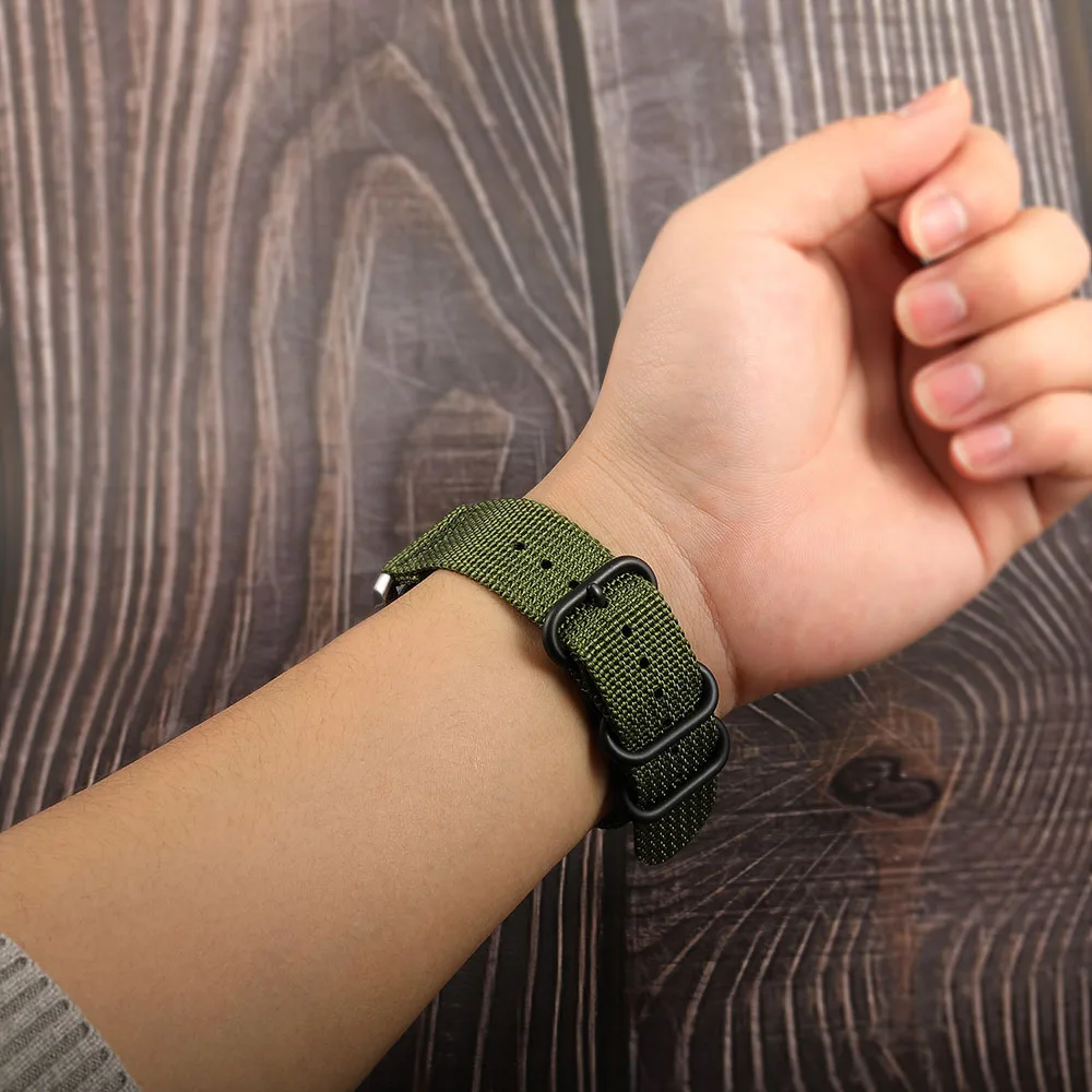 Оригинальный тканый нейлоновый ремешок для часов 22 мм Moto 360 2 46 Мужские часы Huawei