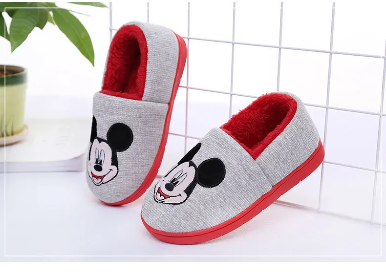 Sapatos de Bebê Disney Mickey Minnie Inverno Crianças Algodão Chinelo Sapatos Meninos - Meninas Indoor Aquecimento Casa Criança 2020 12 Weddings & Events