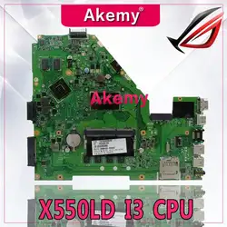 Akemy X550LD материнская плата для ноутбука ASUS X550LD X550LC X550LN X550L Тесты плата I3 Процессор
