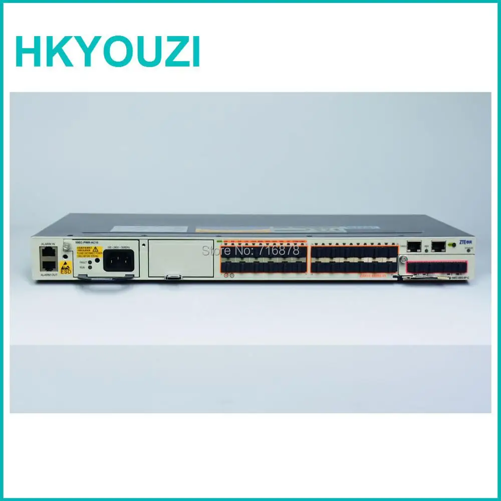 ZXR10 5928E FI DC 24 портовый переключатель включает 1 шт или 2 1AC и 1DC питание 59EC 4GE SF 4XG C