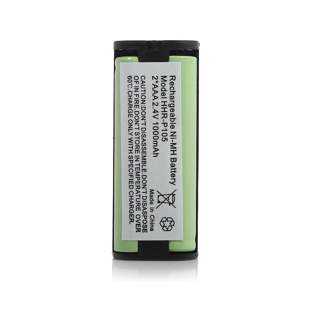 EBL 1000mAh 2 4 v Замена Ni MH батарея для беспроводной телефон panasonic KX TGA670B KXTGA670B HHR P105A Тип 31