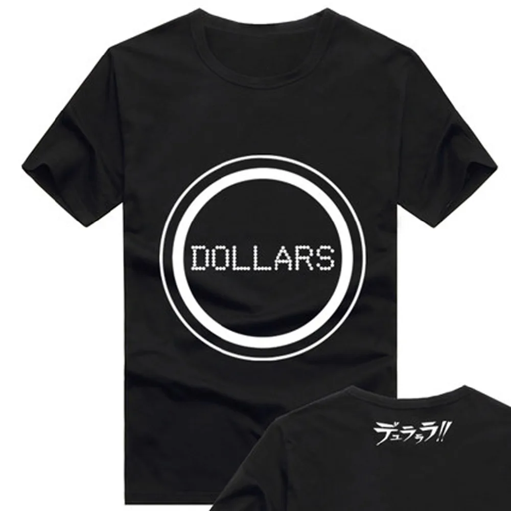 High Q унисекс DRRR DuRaRaRa! Ikebukuro оритхара футболка Изая Топы дышащая свободная