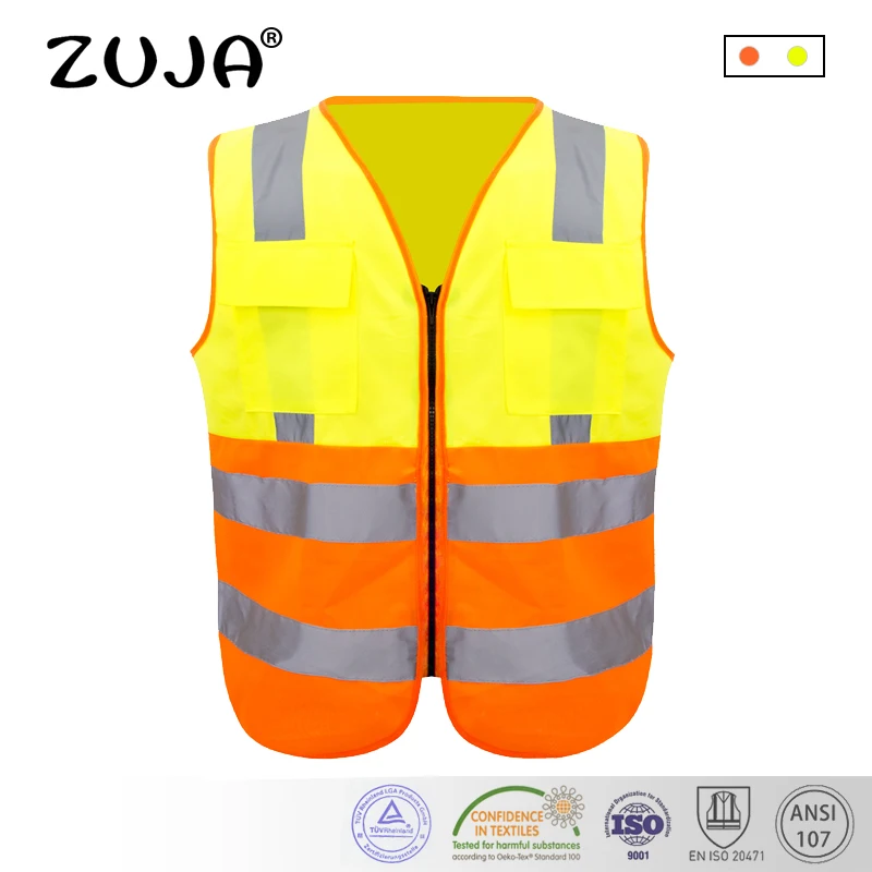 Reflective Jacket Work Vests with Pockets High Visibility Cloth Reflective Jacket Work Vests with Pockets High Visibility Cloth