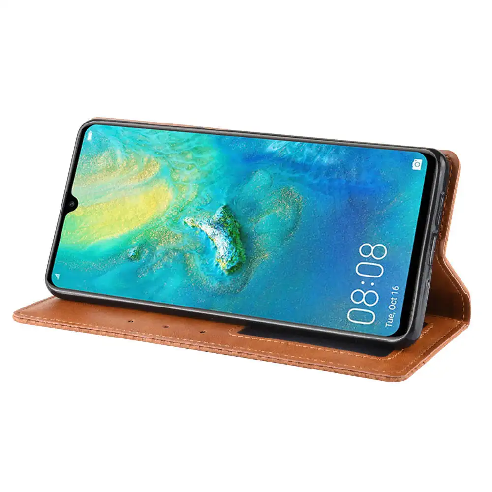 Nova 4e чехол для бизнес-книги для huawei nova 4e Магнитный PU кожаный кошелек с фоторамкой флип-чехол с подставкой Чехол для nova 4 Модный чехол