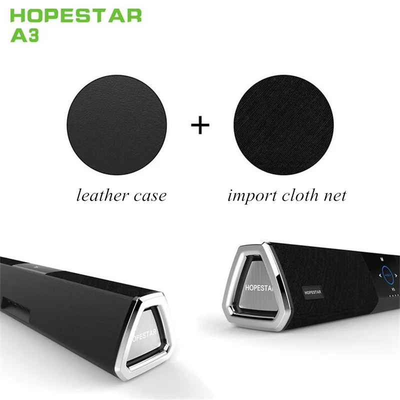 HOPESTAR 20 W Беспроводной bluetooth динамик Саундбар колонки с двумя Динамик 2400 mAh