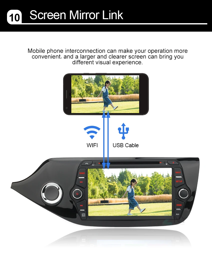 Perfect 8" HD Android 8.1 Car DVD Stereo For Kia Ceed 2012 2013 2014 2015 2016 2017 Auto Radio FM RDS WiFi GPS Navigation Reverse Camera 11