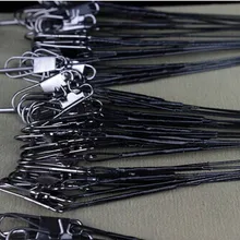 Набор швов из 72 шт 15 см рыбацкие блесны лидер стальной проводник+ коннектор для принтера США