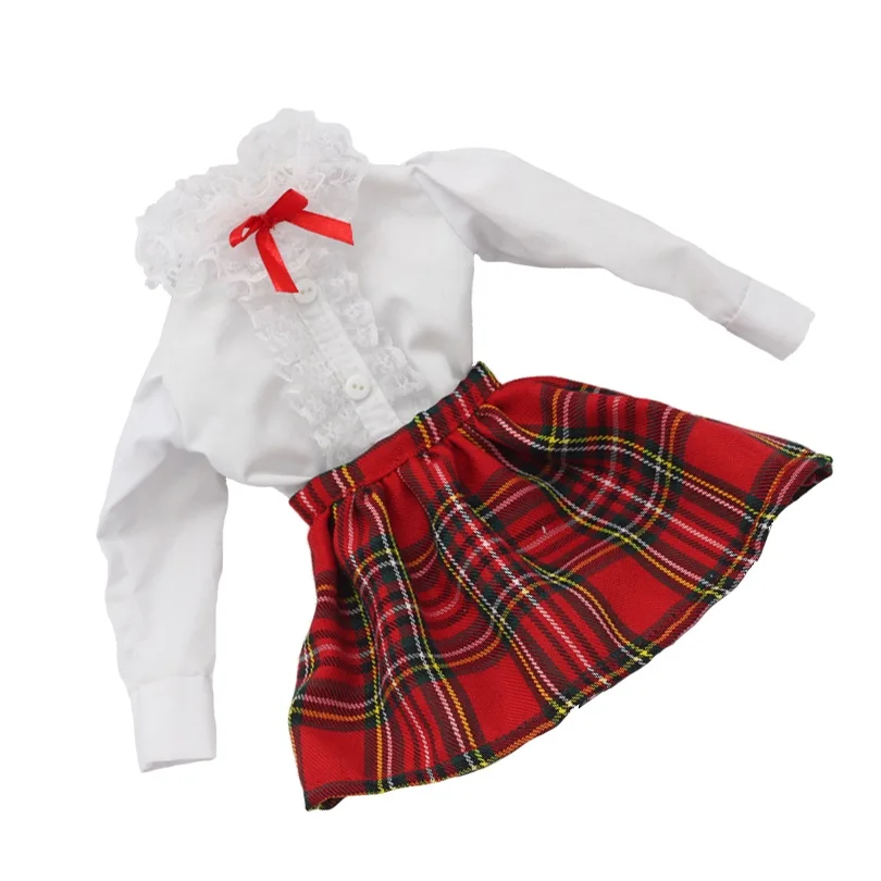 BJD Одежда для куклы платье для девочки подходит 60 см 1/3 BJD кукла модная плиссированная юбка \ рубашка \ вязаный кардиган игрушки подарок - Цвет: picture 6
