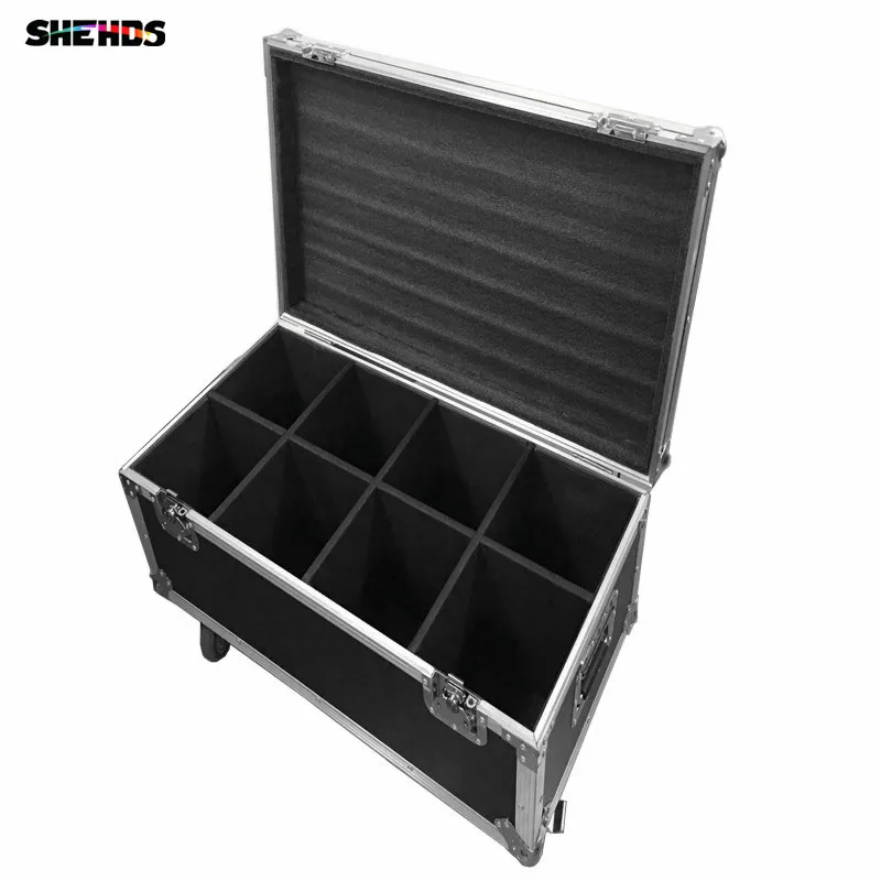 

FlightCase with 2/4/6/8 pcs LED Wash Beam 6x12W+1x12W RGBW Moving Head Light 4IN1 DJ indoor light Black Body auto run for Bar DJ