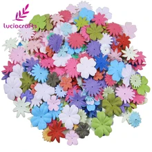 Приблизительно 17-27 мм бумажные маргаритки цветы для скрапбукинга высечки для наклейки 24 шт B1201