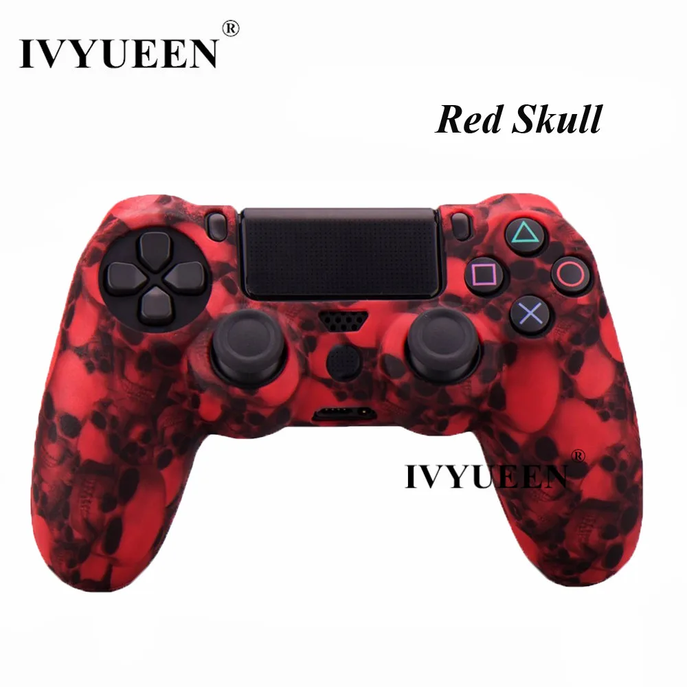 Силиконовый чехол IVYUEEN для PlayStation 4 PS4 Pro Dualshock тонкий контроллер с рукоятками|case