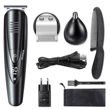Surker 5 в 1 электрическая машинка для стрижки волос, IPX5 Водонепроницаемый Для мужчин стрижка машина Профессиональная парикмахерская Перезаряжаемые машинка для стрижки волос SK-0068