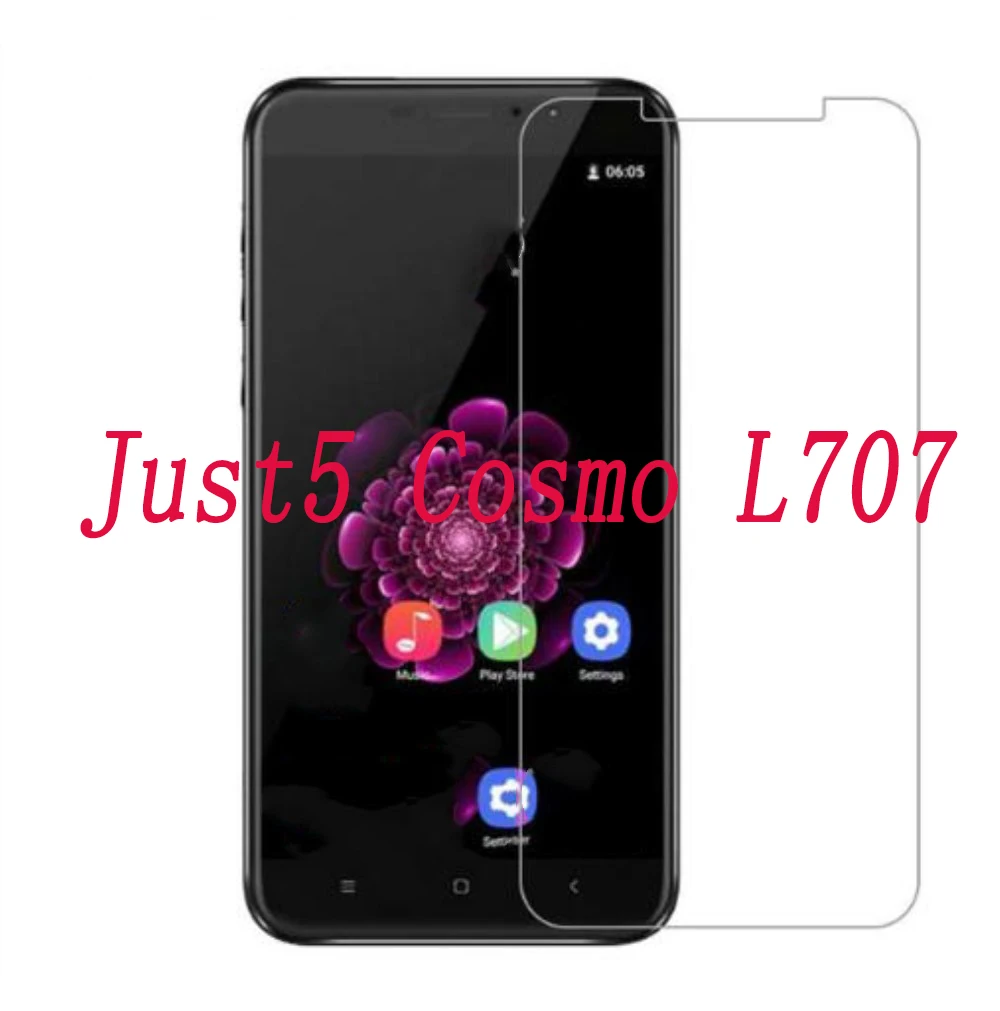 

2PCS Smartphone Tempered Glass 9H Explosion-proof Protective Film Screen Protector mobile phone for Just5 Cosmo L707 5.5"