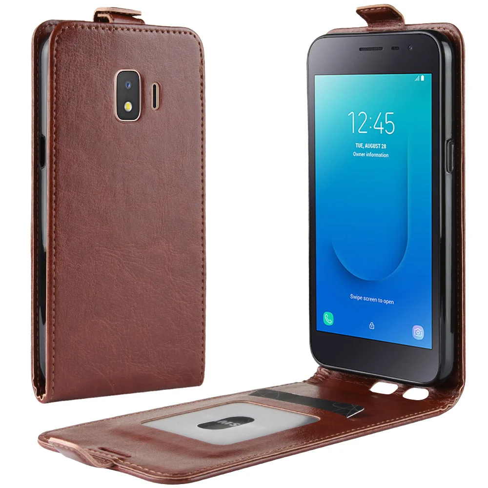 

Clamshell Leather Case for Samsung Galaxy J2 Core Magnetic Buckle Holster Clamshell Protective Case J2 Core phone case fundas