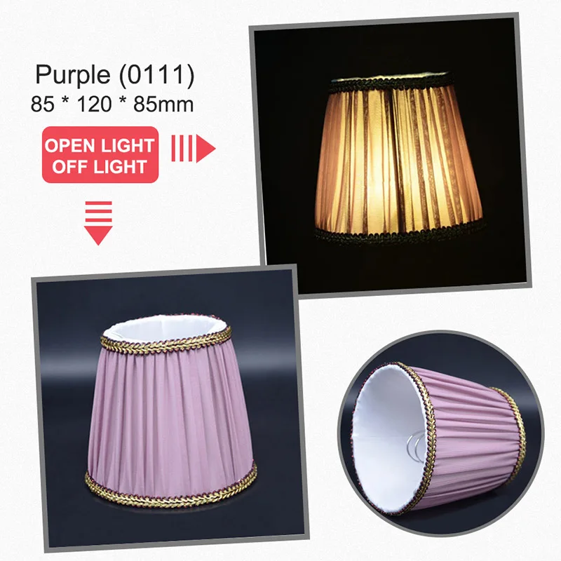 Красочный светильник в стиле арт-деко, современный настенный светильник, подвесной светильник, абажур для спальни, гостиной, светильник - Цвет корпуса: Фиолетовый