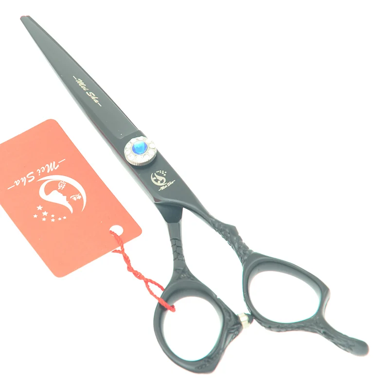 Черные Парикмахерские ножницы Meisha 6 дюймов, японские Парикмахерские ножницы 440c, Профессиональные парикмахерские инструменты для укладки волос HA0408