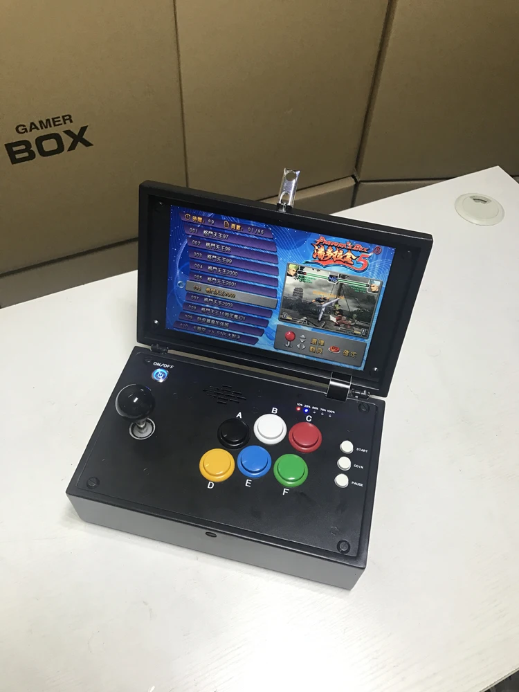 Pandora Box Protable Mini Handheld Home Use Arcade Game Console 10 Inch Color Screen 5th 6th Online Version Single Vision Game