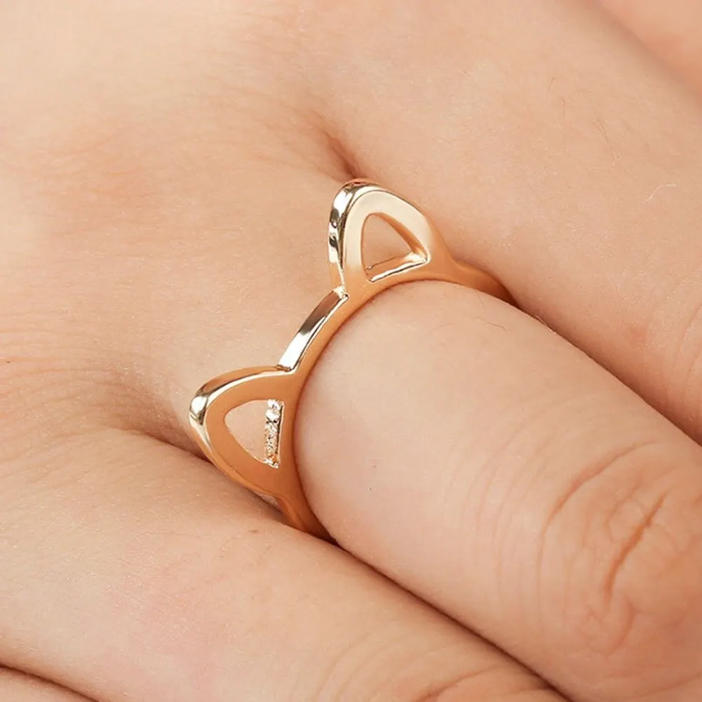 

1PC Tiny Cute Hollow Kitten Cat Ear rings Women Animal Jewelry Birthday Gifts Girl Kids Brincos