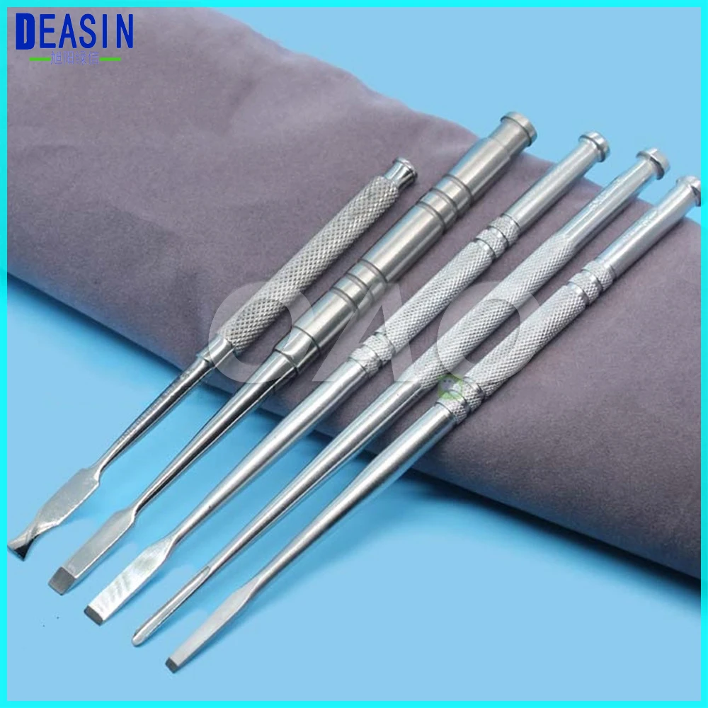 

5Pcs Dental Implant Instruments tools Dental Tool Stainless steel dental chisel tooth bone knife chisel bone chisel