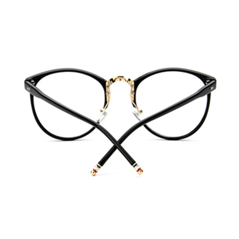Новые ретро большие очки в круглой оправе женские прозрачные оптические очки компьютерные анти-синие очки Съемные линзы очки