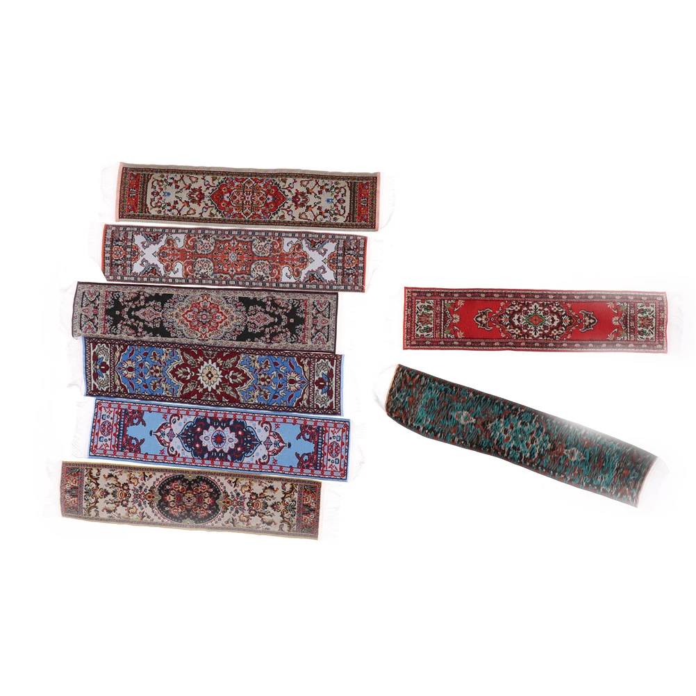 أحدث الاطفال أثاث منزلي على هيئة دمي المنمنمات 1/12 مقياس سجادة أرضيات اللعب الكلاسيكية 24.5*5 سنتيمتر مسرحية الأثاث اللعب ل الطفل