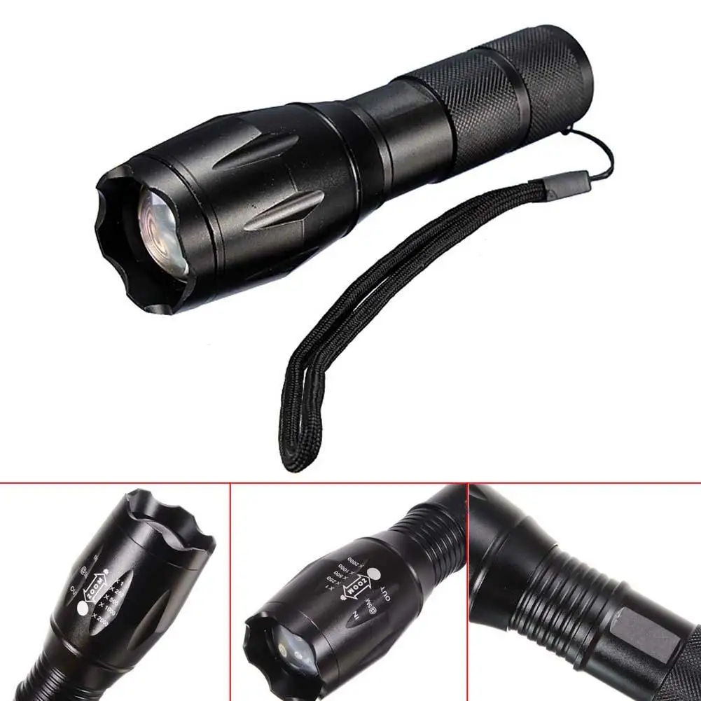 2200LM T6 LED Zoomable Focus 18650/AAA Torch Lamp Light 5 Modes | Лампы и освещение