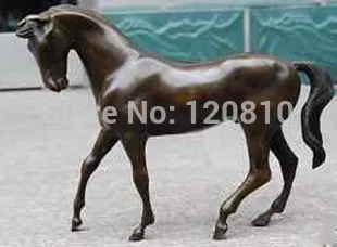 

Tibet bronze statue collectable BRONZE CARVEN HORSE STATUE