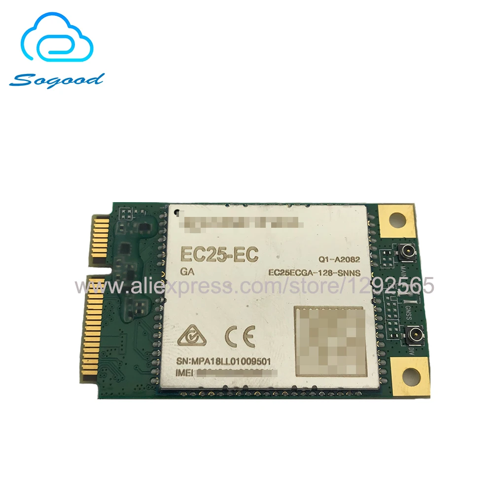 

EC25 EC25-EC Mini Pcie B1/B3/B7/B8/B20/B28A 4G FDD-LTE/TDD-LTD CAT4 Module for Korea Thailand EMEA 100% New&Original