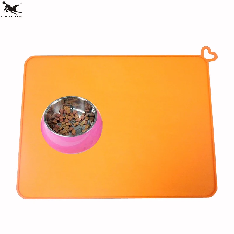 Buy Pet Dog Feeding Bowl Mat Silicone Non slip pad New