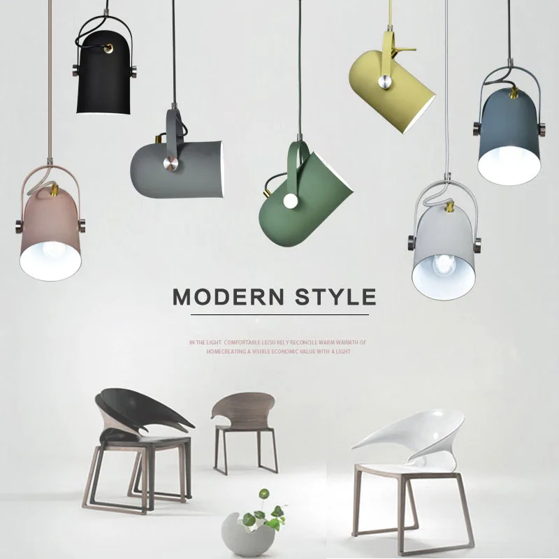 Post Modern Adjustable Spot Pendant Light Shop Mall Hanging Drop Lights Indoor Decorative Pendant Lamp Home Lights Suspension Pendant Lamps  (6)