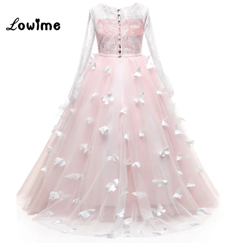pink prom dresses kids