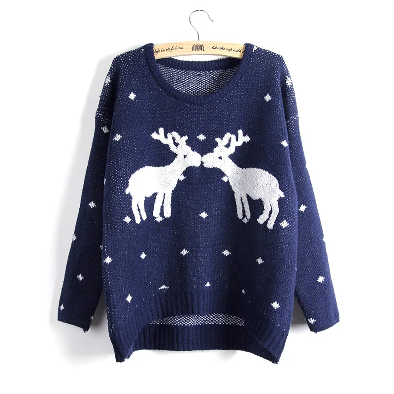 aliexpress com buy winter trendy deer sweater women christmas sweaters canada