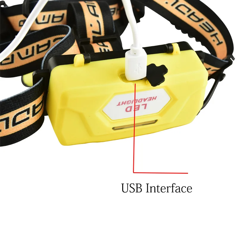 Масштабируемые светодио дный фары USB Перезаряжаемые 3 XML T6 + 2Q5 фара 18650 головной