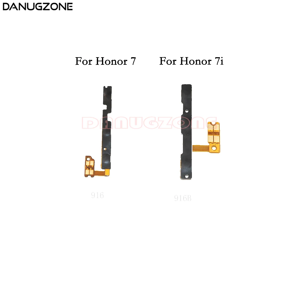 

10PCS/Lot For Huawei Honor 7 7i Power Button Switch & Volume Up / Down On / Off Button Flex Cable