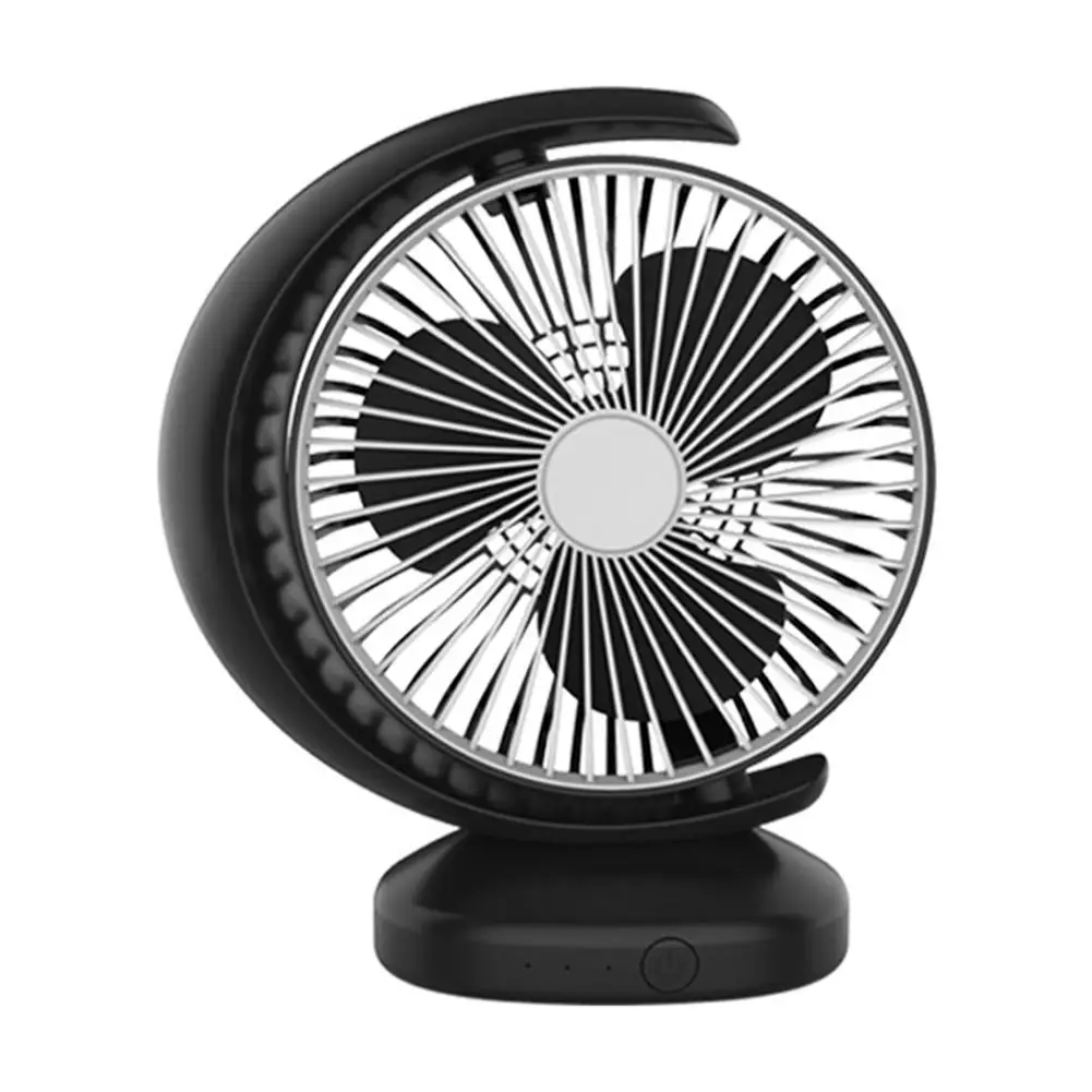 

Wireless Rechargeable USB Mini Fan 1200mA Large Capacity Battery Portable Quiet Fan For Desk Camping Sleeping Laptop Office Room