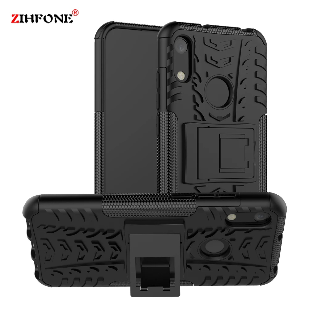 

Fundas Phone Case for Huawei Honor 8A Case Shockproof Armor Soft TPU Hybrid Hard Plastic PC Back Cover Coque Huawei Y6 2019 Case
