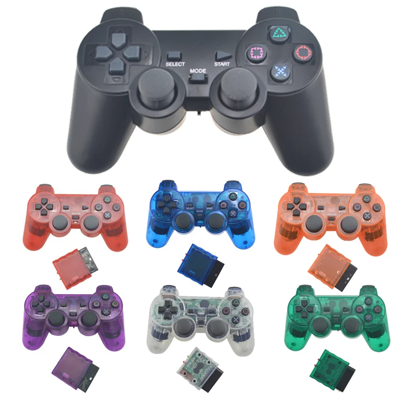 Джойстик сони плейстейшен 2. Sony ps2 Gamepad. Беспроводной джойстик для ps2. Геймпад плейстейшен 2 беспроводной.