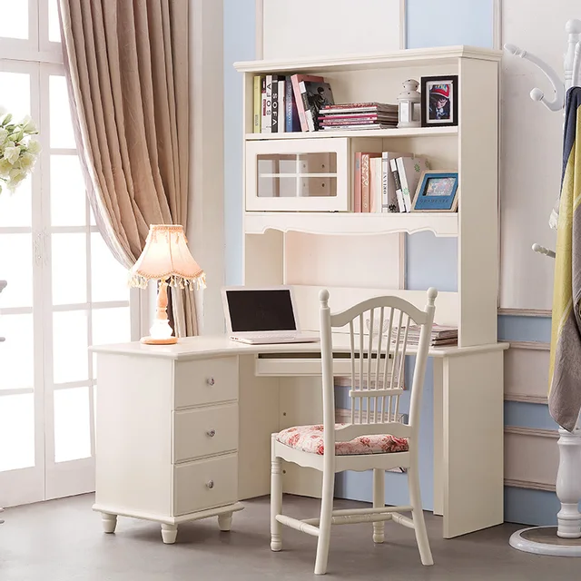 Hua Korean children's corner desk combination bookcase computer green 906 tablein Computer