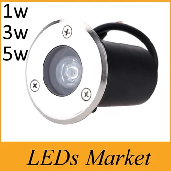 

LED Underground Lamp 1W 3W 5W Buried/Inground Step Light Outdoor/Garden Using, IP68, Warm /Nature/Cold White AC85-265V