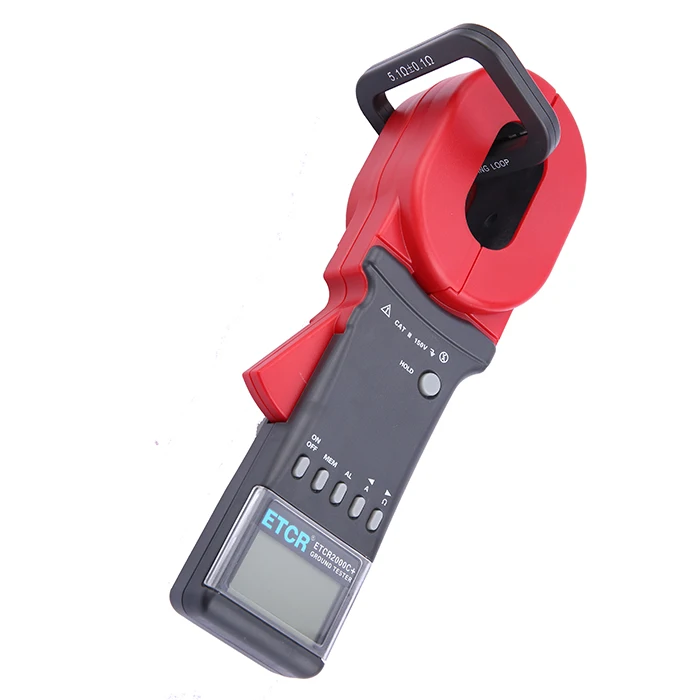 

ETCR2000C + multifunction clamp earth resistance meter capable of measuring the leakage current of 20A 0.01-1200ohm