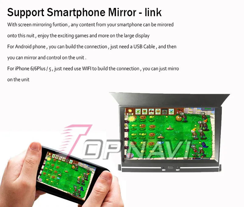 Top Topnavi 7" Quad Core Android 6.0 Car GPS Navigation for Pilot 2009 2010 2011 2012 Autoradio Multimedia Audio Stereo,NO DVD 24