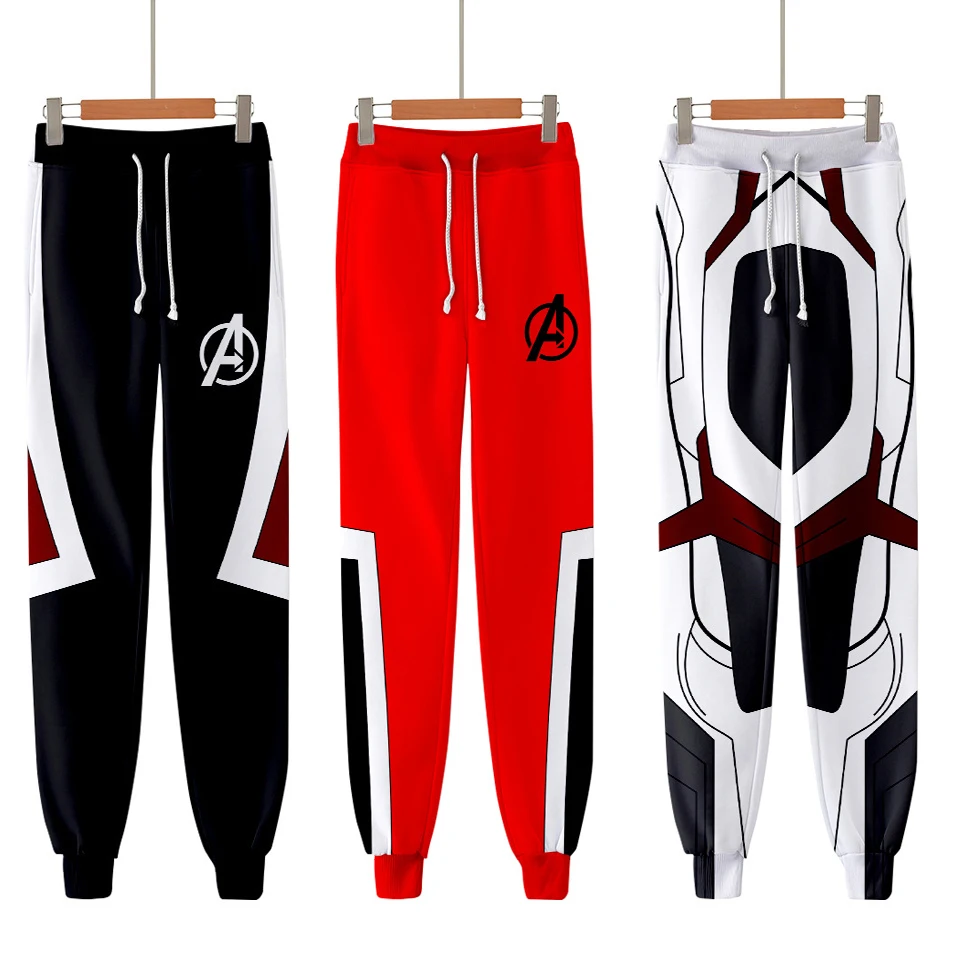 

Avengers 4 Endgame Quantum Realm Pants 2019 New Advanced Tech Embroidery Pants Cosplay Costumes for Men Halloween Carnival