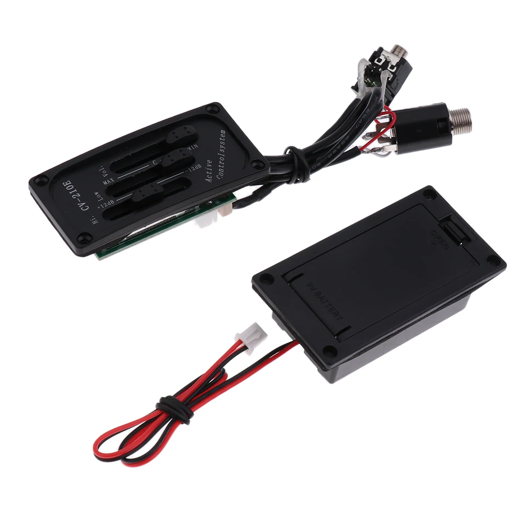 1 Set ABS CV-210E Violin Cello Passive Pickup Piezo Violin Cello Accessory Black