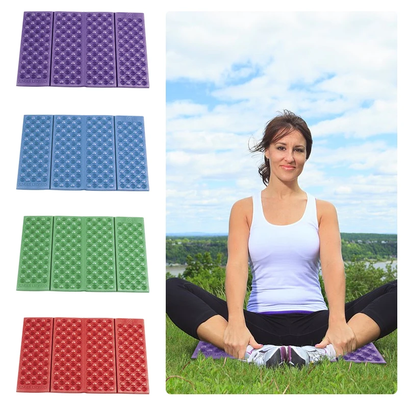 

Foldable Folding Outdoor Camping Mat Seat Moisture proof Cushion Portable Waterproof Foam Pads Yoga Chair Picnic Beach Pad