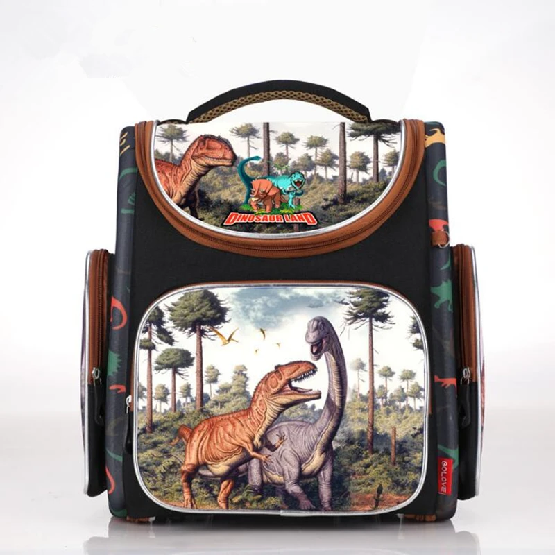 

2019 New Bag For School Children School Backpack Boys Orthopedic 3D Animal Dinosaur Kids School Bags Boy Cartoon Knapsack
