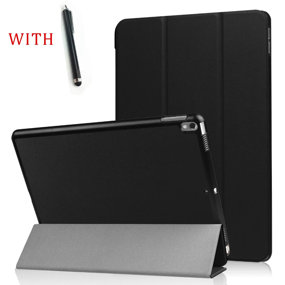 

For Apple iPad Pro10.5 Case PU Leather Slim Flip Folio Smart Cover W Pencil Holder Auto Sleep/Wake +pencil