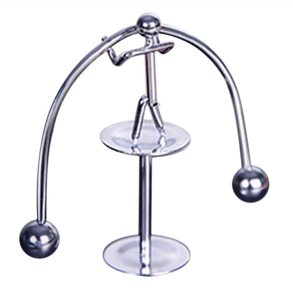 Perpetual Balance Ball Swing Weightlifting Small Iron Man Desktop