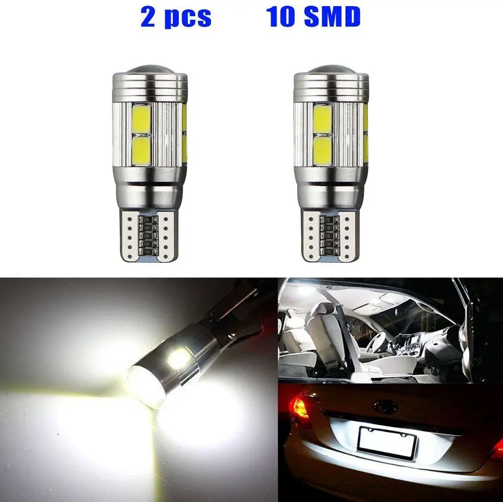 2pcs T10 W5W Car Auto LED Light T10 5630 SMD 4W HeadLight Bulb Car Lamp 2pcs-t10-w5w-car-auto-led-light-t10-5630-smd-4w-headlight-bulb-car-lamp